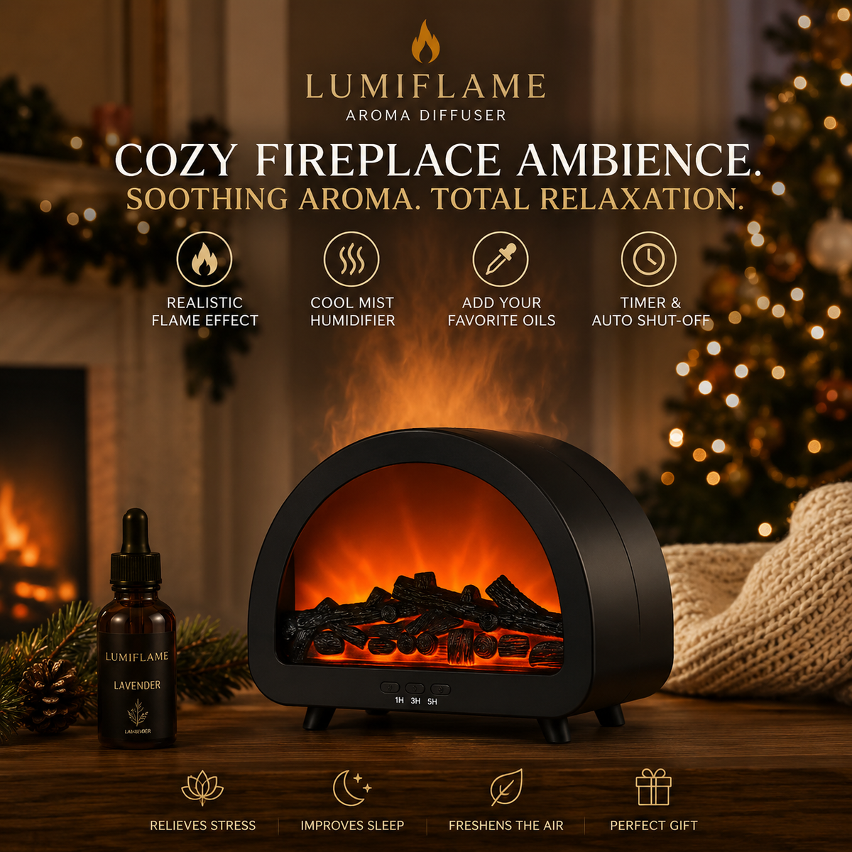 LumiFlame Aroma Diffuser