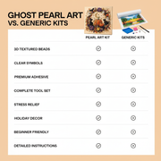 Halloween Ghost Pearl Art DIY Kit