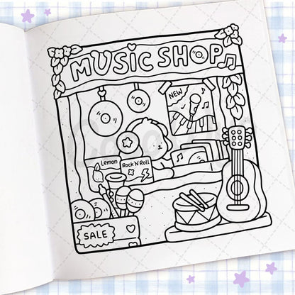 Cozy Corner Coloring Book