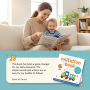 Imitation Book: Interactive & Fun Learn to Talk Board Book
