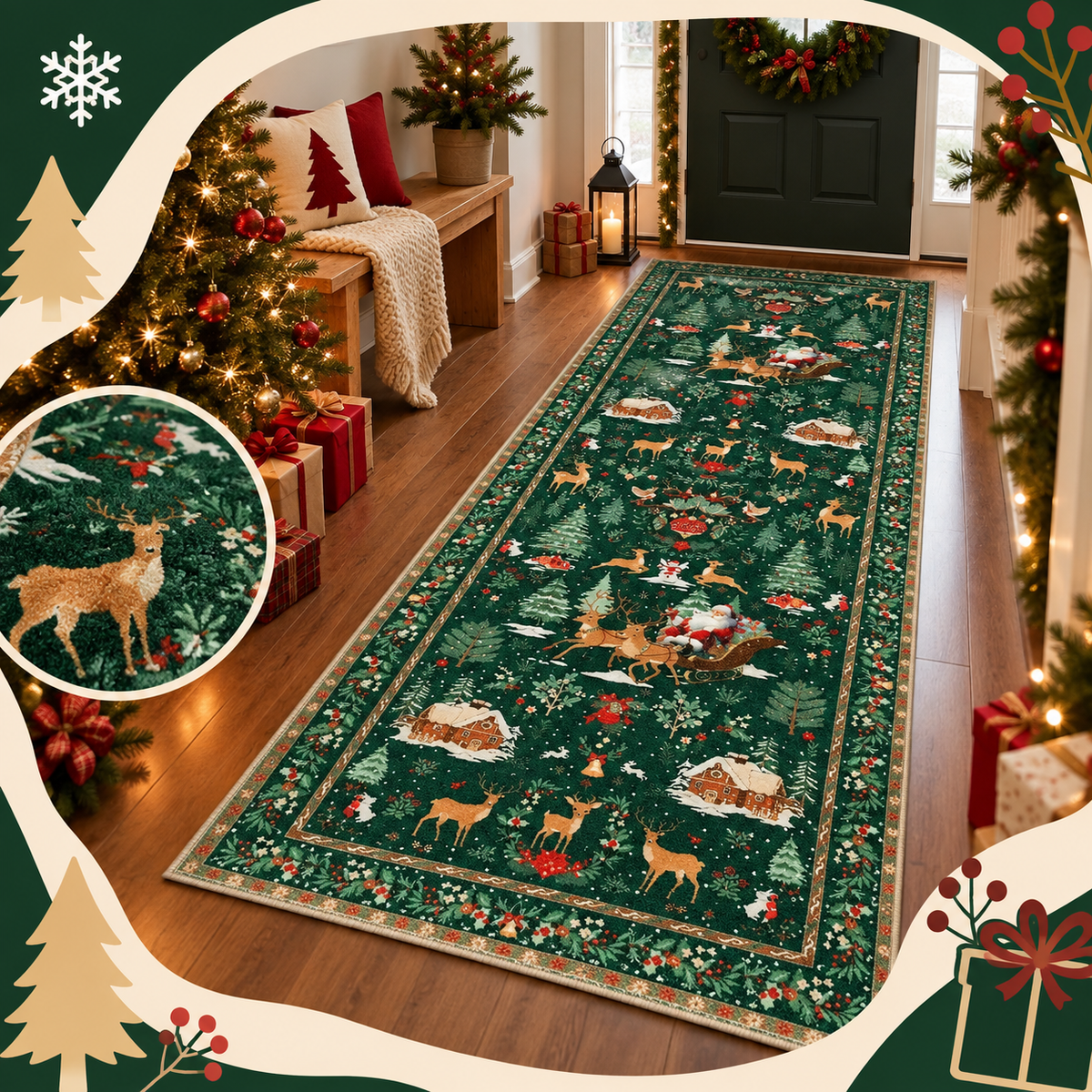 Christmas Runner Rug