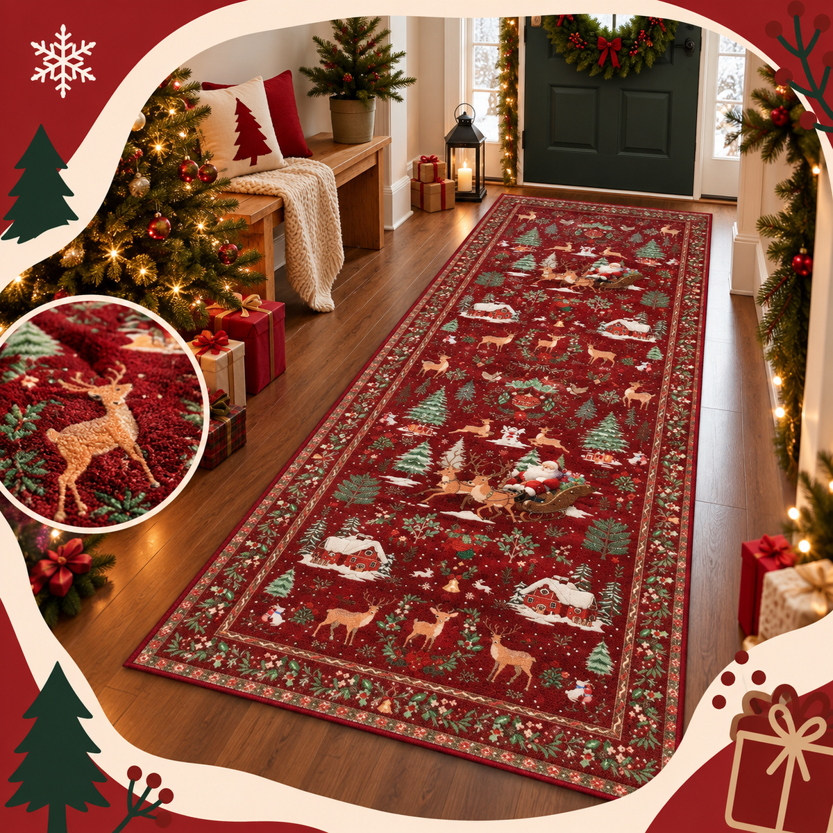 Christmas Runner Rug