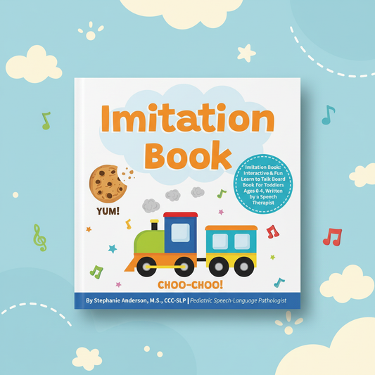 Imitation Book: Interactive & Fun Learn to Talk Board Book