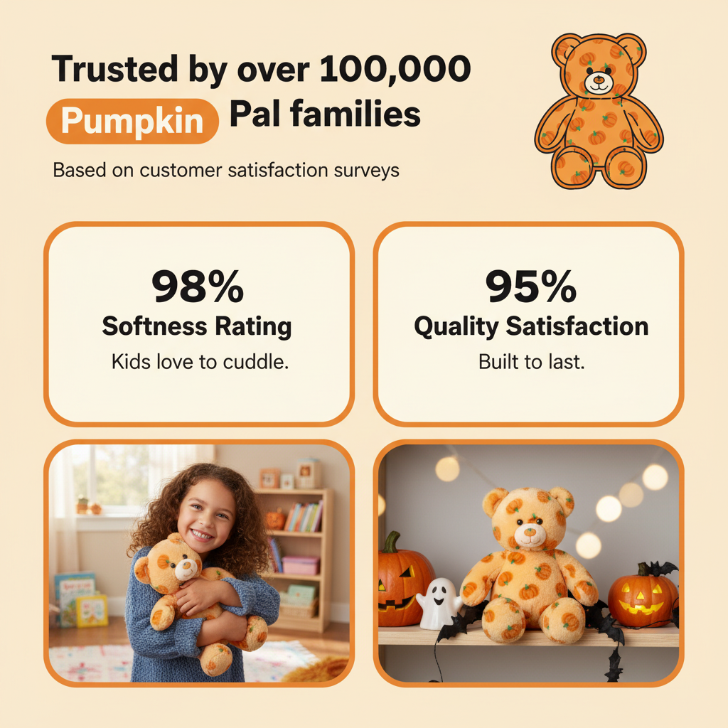 Pumpkin Pal Teddy Bear