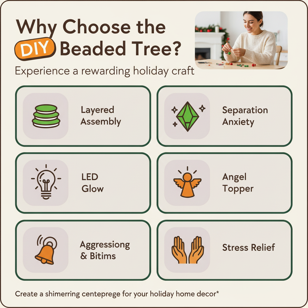 DIY Beaded Christmas Tree Kit