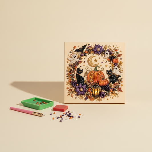 Halloween Ghost Pearl Art DIY Kit
