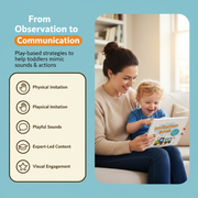 Imitation Book: Interactive & Fun Learn to Talk Board Book