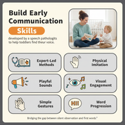 Imitation Book: Interactive & Fun Learn to Talk Board Book