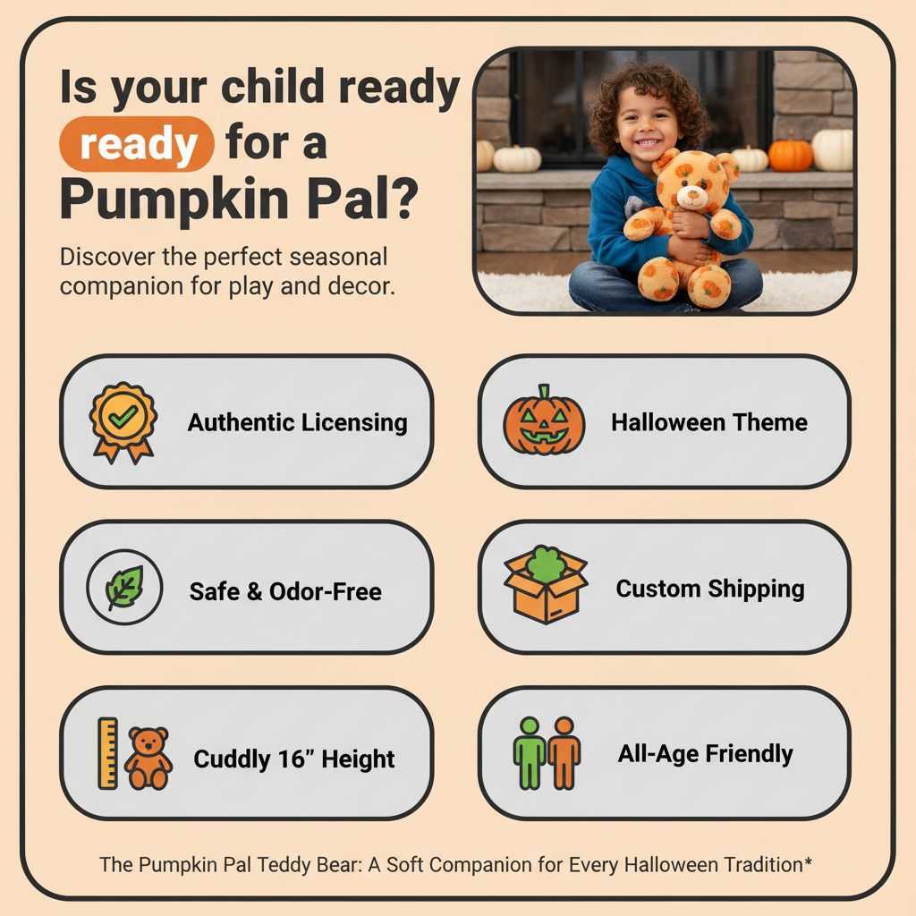 Pumpkin Pal Teddy Bear