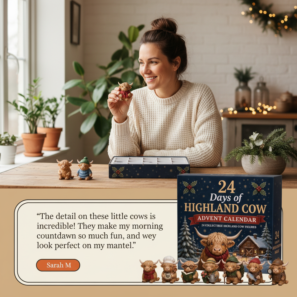 Highland Cow Advent Calendar